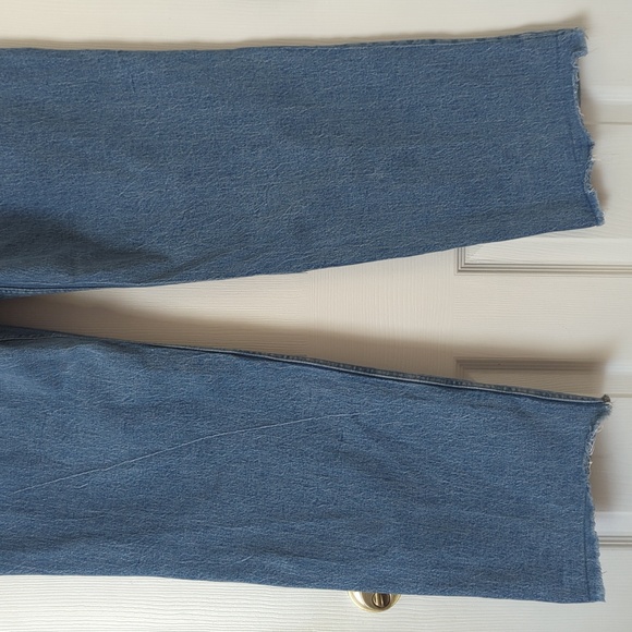 Abercrombie & Fitch '90s Relaxed Fit High Rise Straight Leg Curve Love Jeans 34 - Picture 6 of 14